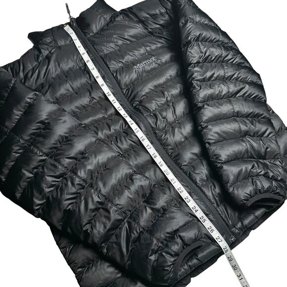 Marmot | Men | Azos Black 700 Duck Down Fill Winter Puffer Jacket | Size XL - Picture 6 of 15
